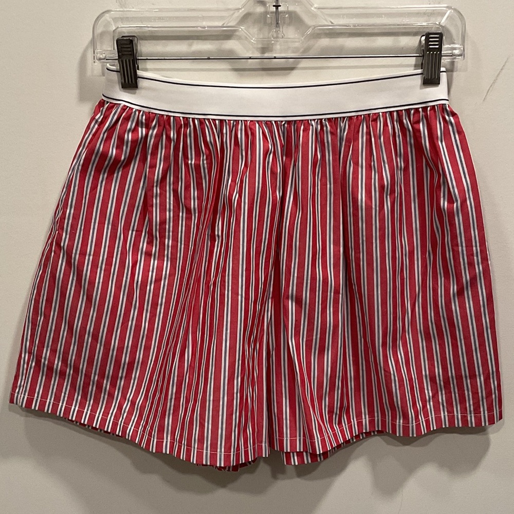 Lovers + Friends Red and White Striped Shorts